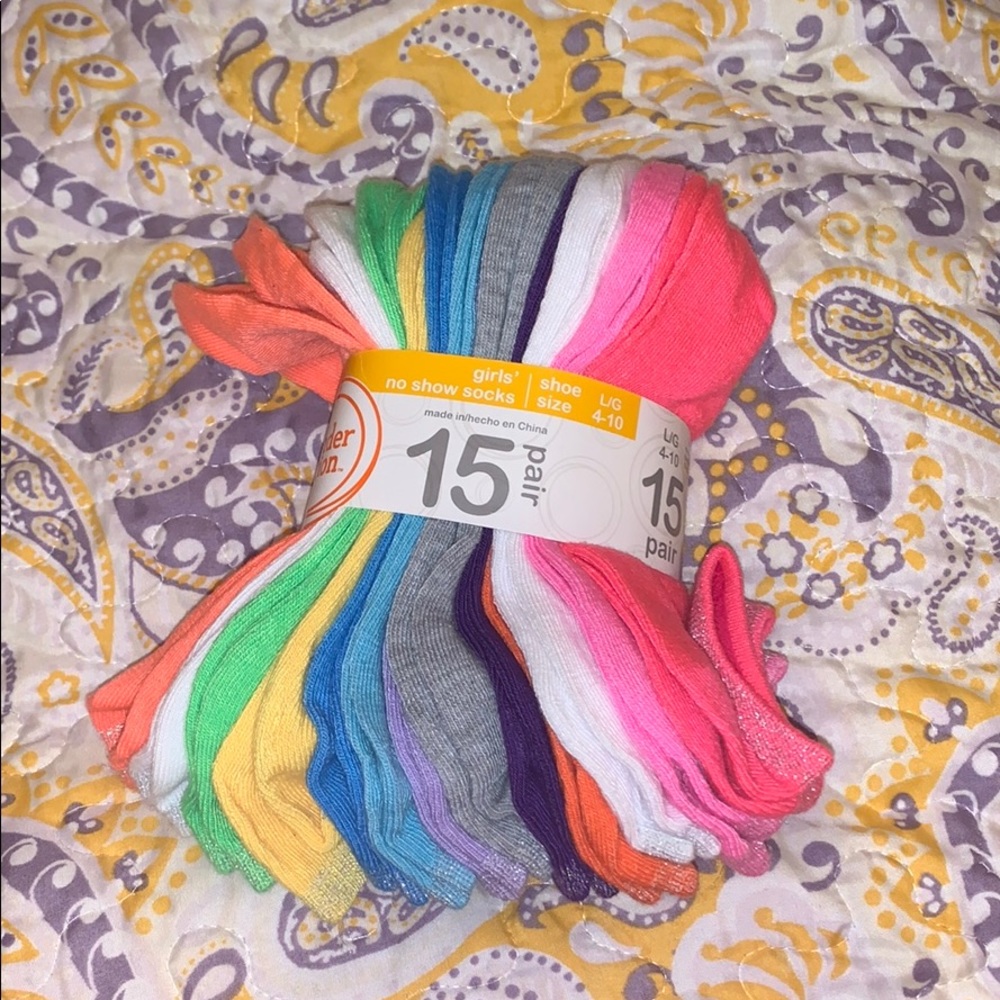 BRAND NEW WITH TAG Girls Socks (15 pack)